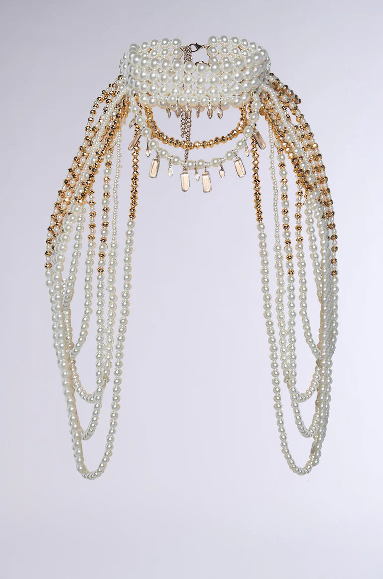 Pearl Choker-Necklace $49.00