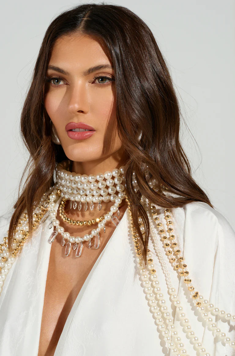 Pearl Choker-Necklace $49.00