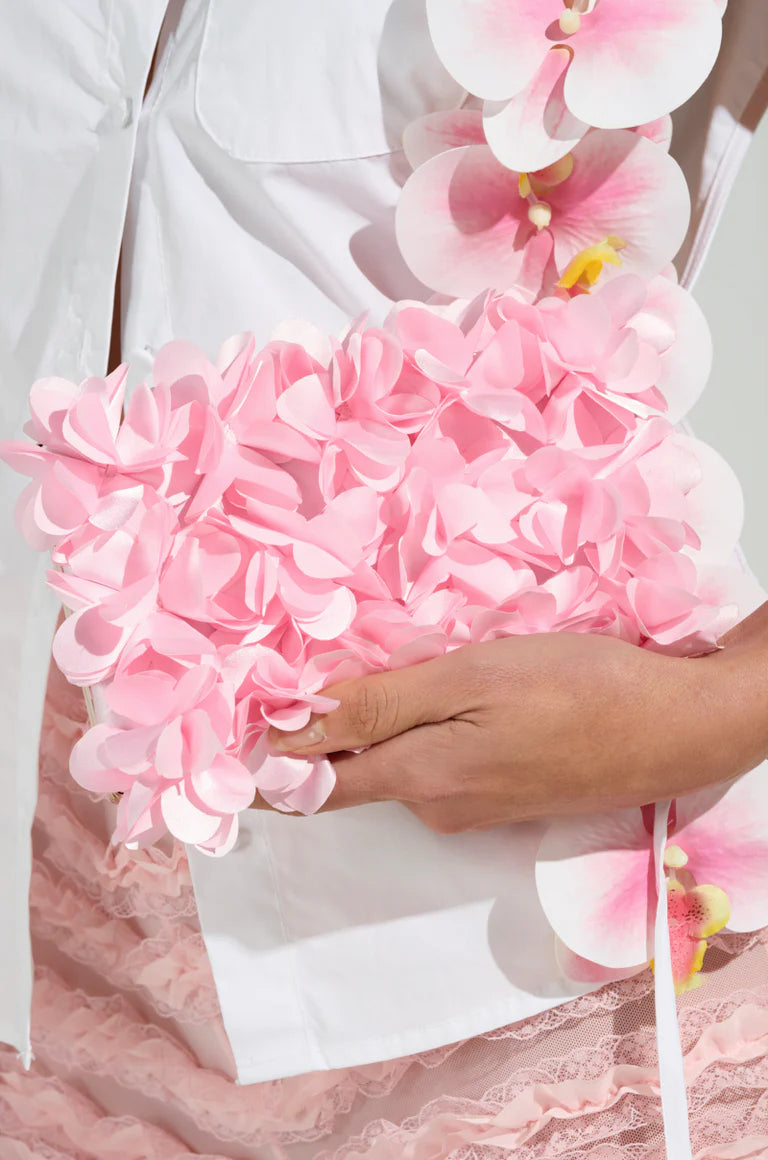 Flower Petal Clutch $49.00