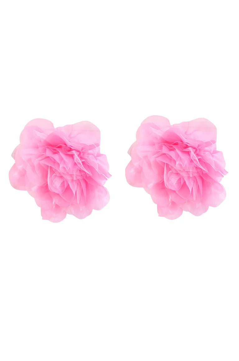 Statement Flower Earrings $29.00